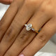 Roseta Engagement Ring 1.2ct TCW, 14K Gold