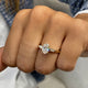 Roseta Engagement Ring 1.2ct TCW, 14K Gold