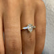 Sardinia Engagement Ring 1.2ct TCW, 14K Gold