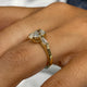 Sardinia Engagement Ring 1.2ct TCW, 14K Gold