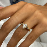 Sardinia Engagement Ring 1.2ct TCW, 14K Gold