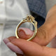 Sardinia Engagement Ring 1.2ct TCW, 14K Gold