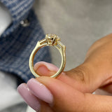 Tomassa Engagement Ring 1.2ct TCW, 14K Gold