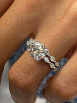 Cita Engagement Ring 3.50 Carat White Gold