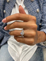 Cita Bridal Set Rings Set 3.5ct TCW, 14K Gold