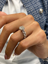 Cita Bridal Set Rings Set 3.5ct TCW, 14K Gold