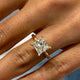 Clara Engagement Ring 2.5ct TCW, 14K Gold