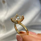Clara Engagement Ring 2.5ct TCW, 14K Gold