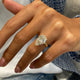 Ninety Engagement Ring 5ct TCW, 14K Gold
