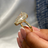 Ninety Engagement Ring 5ct TCW, 14K Gold