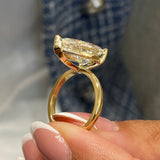 Ninety Engagement Ring 5ct TCW, 14K Gold