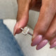Tiera Engagement Ring 1ct TCW, 14K Gold