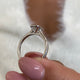 Tiera Engagement Ring 1ct TCW, 14K Gold