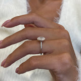 Lonny Engagement Ring 1ct TCW, 14K Gold
