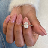 Lonny Engagement Ring 1ct TCW, 14K Gold