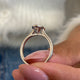 Lonny Engagement Ring 1ct TCW, 14K Gold