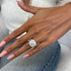 Nicolett Engagement Ring 2.8ct TCW, 14K Gold