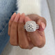 Nicolett Engagement Ring 2.8ct TCW, 14K Gold