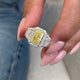 Liv Engagement Ring 3.4ct TCW, 14K Gold