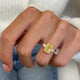 Mita Engagement Ring 2.9ct TCW, 14K Gold