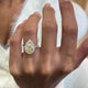 Nathalina Engagement Ring 2.97 Carat White Gold