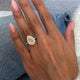 Nathalina Engagement Ring 2.97 Carat White Gold