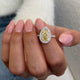 Nathalina Engagement Ring 2.97 Carat White Gold