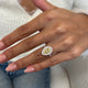 Nathalina Engagement Ring 2.97 Carat White Gold