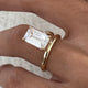 Paz Engagement Ring 3.2ct TCW, 14K Gold