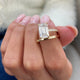 Paz Engagement Ring 3.2ct TCW, 14K Gold