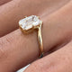 Hiro Engagement Ring 2ct TCW, 14K Gold