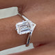 Lonza Engagement Ring 1.5ct TCW, 14K Gold