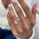Lonza Engagement Ring 1.5ct TCW, 14K Gold