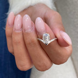 Lonza Engagement Ring 1.5ct TCW, 14K Gold