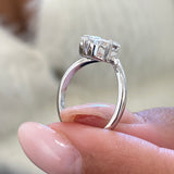 Lonza Engagement Ring 1.5ct TCW, 14K Gold