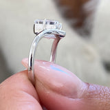 Lonza Engagement Ring 1.5ct TCW, 14K Gold