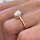 Javi Engagement Ring 2.1ct TCW, 14K Gold