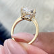 Pilar Engagement Ring 3.1ct TCW, 14K Gold