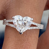 Calli Engagement Ring 1.6ct TCW, 14K Gold