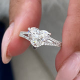 Calli Engagement Ring 1.6ct TCW, 14K Gold