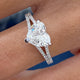 Calli Engagement Ring 1.65 Carat White Gold