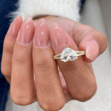 Alive Engagement Ring 2.1ct TCW, 14K Gold