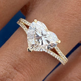 Alive Engagement Ring 2.15 Carat Yellow Gold