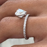 Henriette Engagement Ring 1.8ct TCW, 14K Gold
