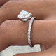 Henriette Engagement Ring 1.8ct TCW, 14K Gold