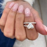 Henriette Engagement Ring 1.8ct TCW, 14K Gold