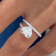 Solitaire with side stones