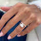 Henriette Engagement Ring 1.85 Carat White Gold