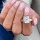 Mireille Bridal Set Rings Set 3.4ct TCW, 14K Gold