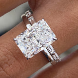 Mireille Engagement Ring 3.40 Carat White Gold